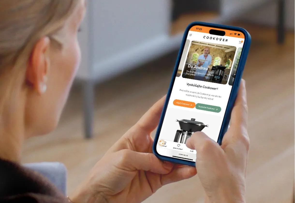 A WooCommerce e-shop for a cooking appliance brand
